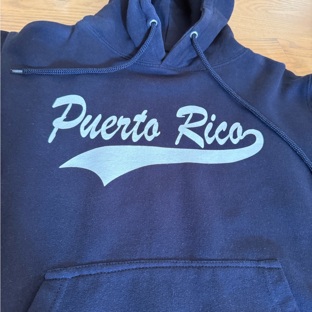 Puerto Rico Navy Hoodie